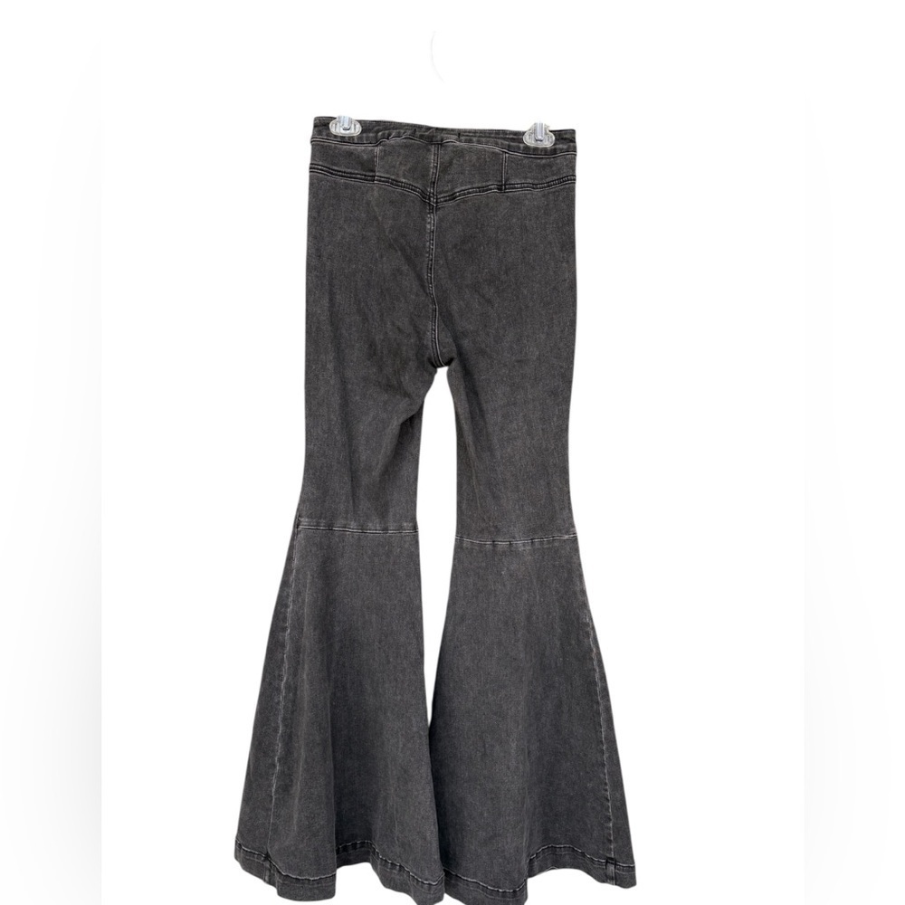 Free People Charcoal Flare Jeans - Picture 3 of 12